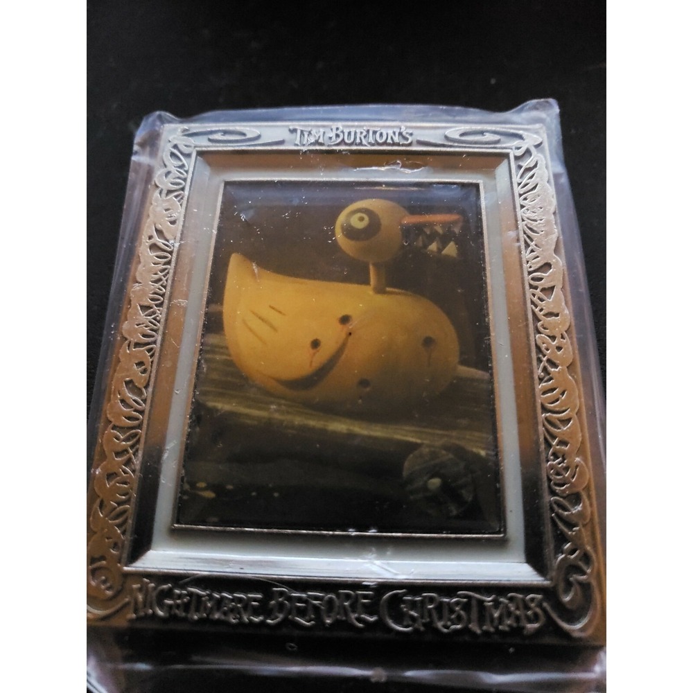 Disney Pin Nightmare Before Christmas NBC Duck Silver Frame LE 1500 01 Catalog‎